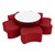 Shapes Series II Vinyl Soft Seating Set - Bow Tie Flower w/ Whiteboard Large Round Center (12" H & 18" H)