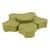 Shapes Series II Vinyl Soft Seating Set - Cog Flower (12" H & 18" H) - Green Crosshatch