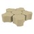 Shapes Series II Vinyl Soft Seating Set - Cog Flower (18" H) - Sand Smooth Grain