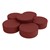 Shapes Series II Vinyl Soft Seating Set - Crescent Flower (12" H & 18" H) - Burgundy Smooth Grain