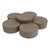 Shapes Series II Vinyl Soft Seating Set - Crescent Flower (12" H & 18" H) - Brown Crosshatch