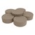 Shapes Series II Vinyl Soft Seating Set - Crescent Flower (12" H & 18" H) - Taupe Smooth Grain