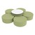 Shapes Series II Vinyl Soft Seating Set - Crescent Flower (12" H & 18" H)
