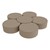 Shapes Series II Vinyl Soft Seating Set - Crescent Flower (12" H) - Taupe Smooth Grain