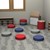 Atom Soft Seating Floor Stools