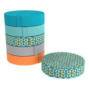 Atom Soft Seating Floor Stools