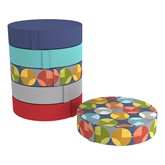 Atom Soft Seating Floor Stool