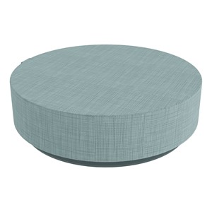 Atom Soft Seating Floor Rocker - Blue Crosshatch