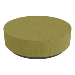 Atom Soft Seating Floor Rocker - Green Crosshatch