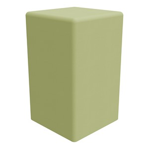 Shapes Series II Tall Soft Seating - Cube - Fern Green