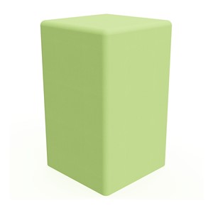 Shapes Series II Tall Soft Seating - Cube - Green Apple