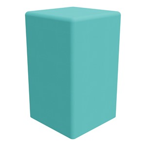 Shapes Series II Tall Soft Seating - Cube - Turquoise