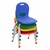 Pack of Four Assorted Colors Structure Series Preschool Chair w/ Ball Glides (12" Seat Height)