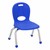 Pack of Four Assorted Colors Structure Series Preschool Chair w/ Ball Glides (12" Seat Height)