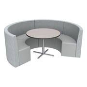 Shapes Series II Structured Designer Soft Seating - Curved Café