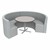 Shapes Series II Structured Designer Soft Seating - Curved Café