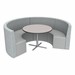 Shapes Series II Structured Designer Soft Seating - Curved Café