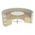 Shapes Series II Structured Designer Soft Seating - Curved Café - Desert & Sand Seats w/ Crisp Linen Table