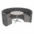 Shapes Series II Structured Designer Soft Seating - Curved Café