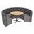 Shapes Series II Structured Designer Soft Seating - Curved Café