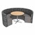 Shapes Series II Structured Designer Soft Seating - Curved Café