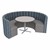 Shapes Series II Structured Designer Soft Seating - Curved Café