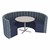 Shapes Series II Structured Designer Soft Seating - Curved Café