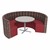Shapes Series II Structured Designer Soft Seating - Curved Café