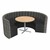 Shapes Series II Structured Designer Soft Seating - Curved Café