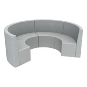 Shapes Series II Structured Designer Soft Seating Set - Curved Huddle