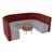 Shapes Series II Structured Soft Seating - Three Rectangle, Two Quarter Round and Round Side Table shown