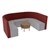 Shapes Series II Structured Soft Seating - Three Rectangle, Two Quarter Round and Round Side Table shown