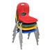Pack of Four Assorted Colors Structure Series Preschool Chair