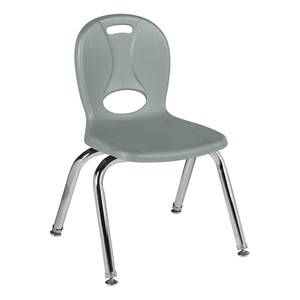 Structure Series Preschool Chair (12" Seat Height) - Light Gray