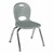 Structure Series Preschool Chair (12" Seat Height) - Light Gray