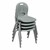 Structure Series School Chair (14" Seat Height) - Light Gray Stacked
