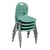 Structure Series School Chair (14" Seat Height) - Seafoam Stacked