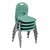 Structure Series School Chair (14" Seat Height) - Seafoam Stacked