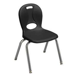 Structure Series School Chair (14" Seat Height) - Black
