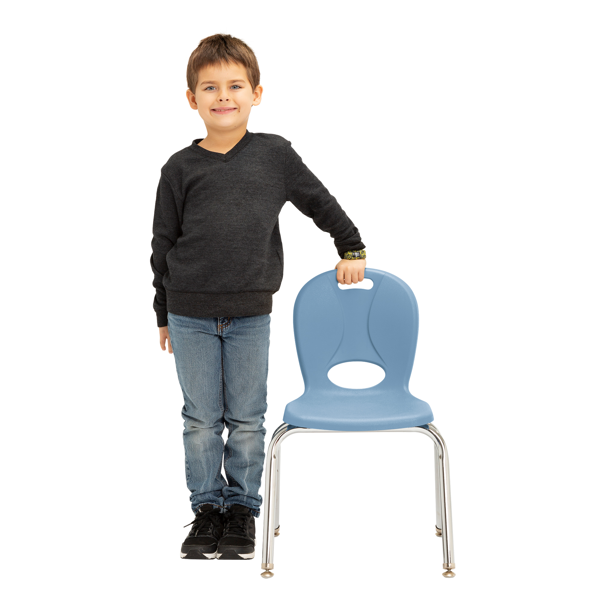 Structure Series School Chair (14" Seat Height) - Sky Blue