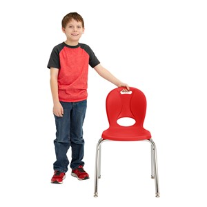 Structure Series School Chair j(16" Seat Height) - Red