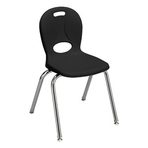 Structure Series School Chair (16" Seat Height) Black