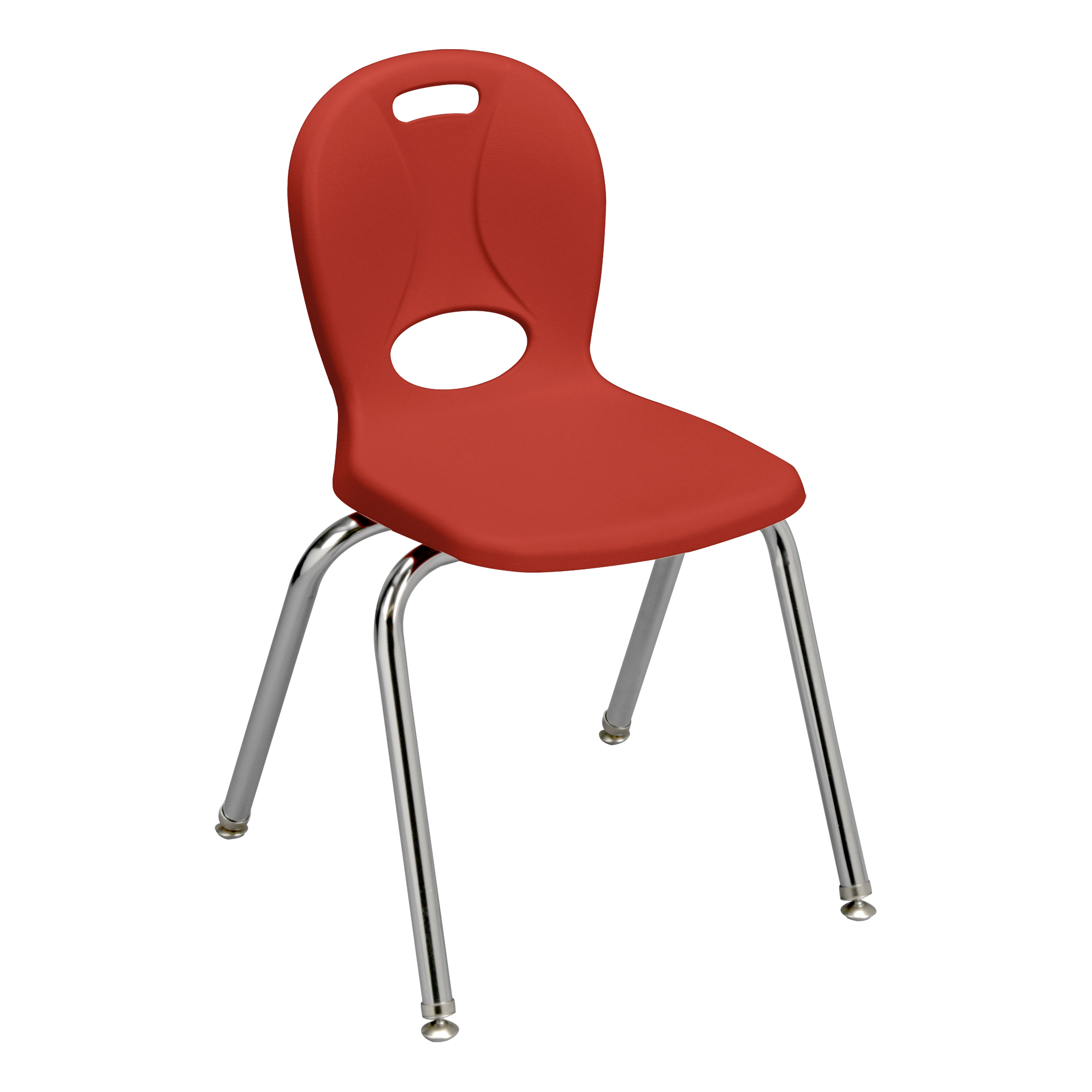 Structure Series School Chair (16" Seat Height) - Red