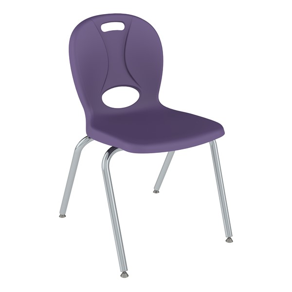 Structure Series School Chair (18" Seat Height) - Purple