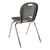 Open Front Desk w/ Black Book Box and Frame and 18-Inch Structure Series School Chair Set - Chair - Back