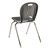 Open Front Desk w/ Black Book Box and Frame and 18-Inch Structure Series School Chair Set - Chair - Back
