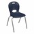 Open Front Desk w/ Black Book Box and Frame and 18-Inch Structure Series School Chair Set - Chair