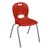 Structure Series School Chair (18" Seat Height) - Red