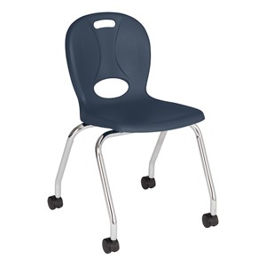 Mobile Structure Series School Chair - Navy