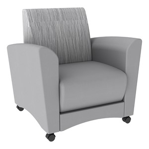 Shapes Series II Common Area Chair (Grade 3 Material) Live Wire Stone w/ Light Gray
